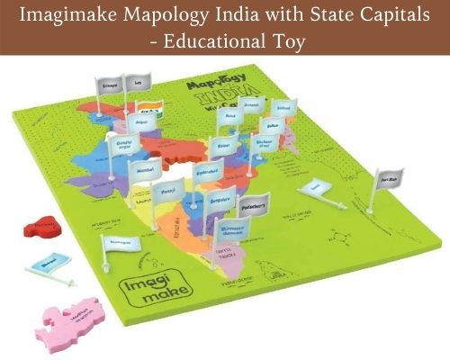 India Map With State Capitals Toy for Boys and Girls